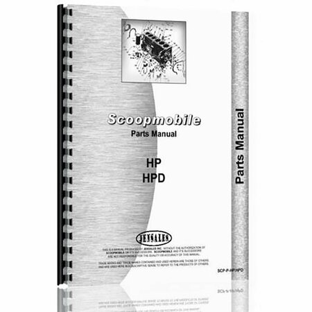 AFTERMARKET Tractor Parts Manual for Scoopmobile Model HP RAP81716